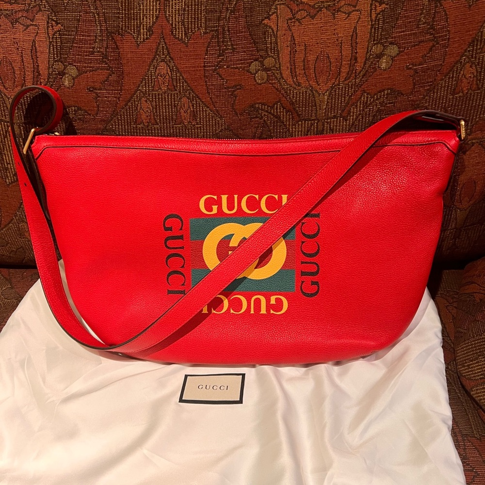 Gucci Leather Bag Authentic